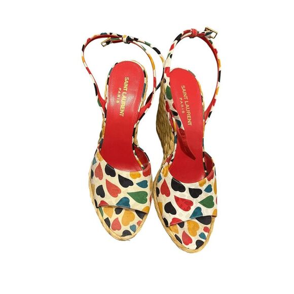 St Laurent multi colored espadrilles good condition Size 38 - Picture 4 of 5